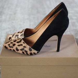 Madewell The Mira Pump Dotted Shadow Leopard 6.5